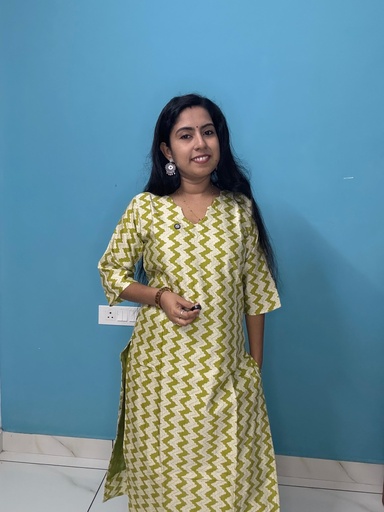 TPC5R1 Green Cotton Zigzag Top & Bottom