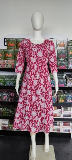 Ranipink Cotton Panelcut Frock 