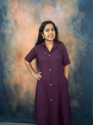 Imported Fabric Princess Cut Aline Kurti With Pocket