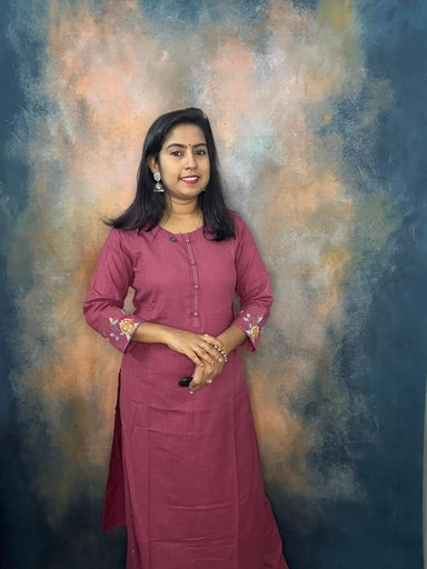 Anvita Light Maroon Cross Stich Sleeve Embroidery Slit Kurti With Bottom Designed Palazzo 