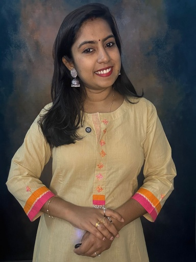 Anvita Skin Color Body With Multicolor Embroidery Princesscut Aline Slit 