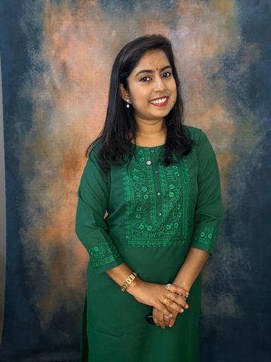 Green Cotton Mix Thread & Stone Work Slit Kurti