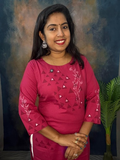 Anvita Rani Dummy Mirror Work and Thread Work  and Paint Work Slited Kurti 