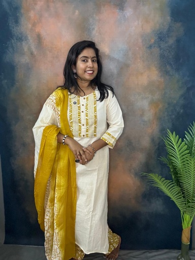 L0007 Anaya Offwhite 3PC Set