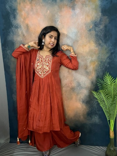 LP0020 Mul Chanderi 3PC Set