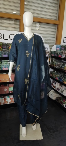 L0019 Mul Chanderi 3PC