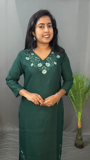 L0034 Green Kurti