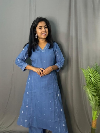 L0058 Anvita Blue 2PC Set