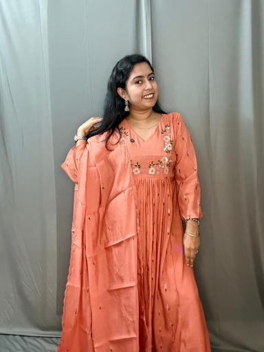 LP0038 Mul Chanderi 3PC Set