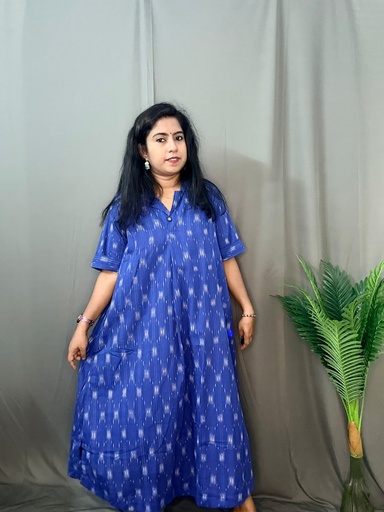 L0085 Anvita Blue Aline Frock