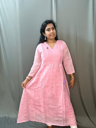 LP0041 Premium Mul Chanderi Kurti