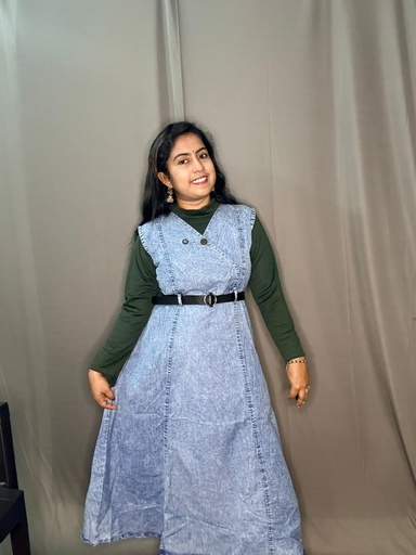 L0121 Denim Dungaree