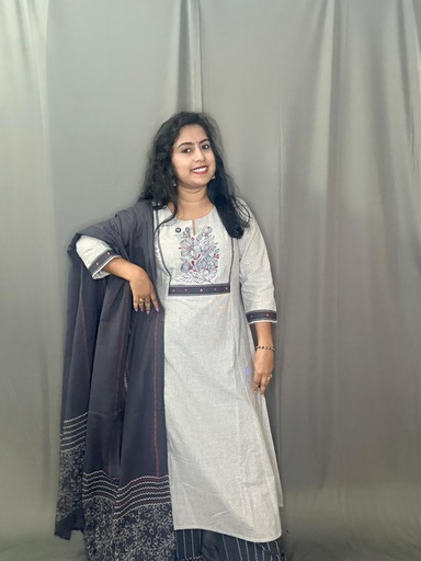 L0135 Anvita Ash 3PC Set 