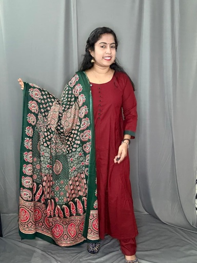 L0164 Cotton Partywear 3PC Set