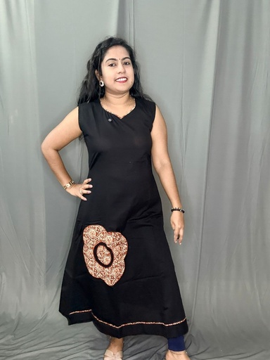 L0157 Farishta Cotton Aline Kurti